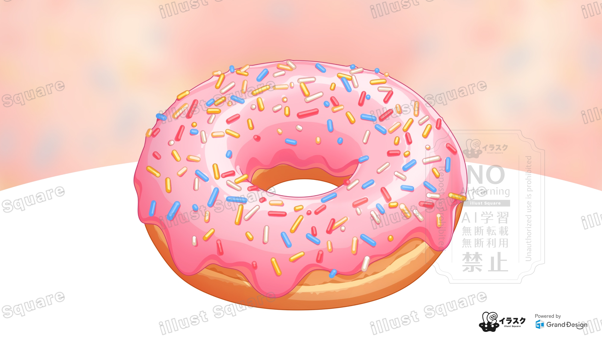 スイーツイラスト ドーナツ